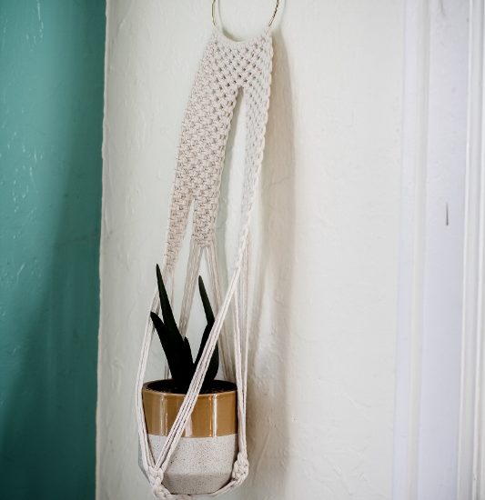 macrame - plant hanger