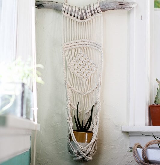 macrame - plant hanger