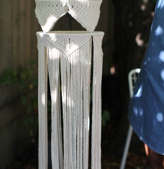 macrame - lantern