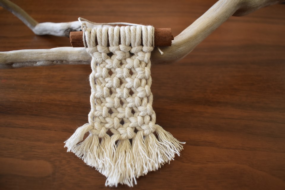 DIY Mini Macrame Wall Hanging with Selenite Kit for Beginners